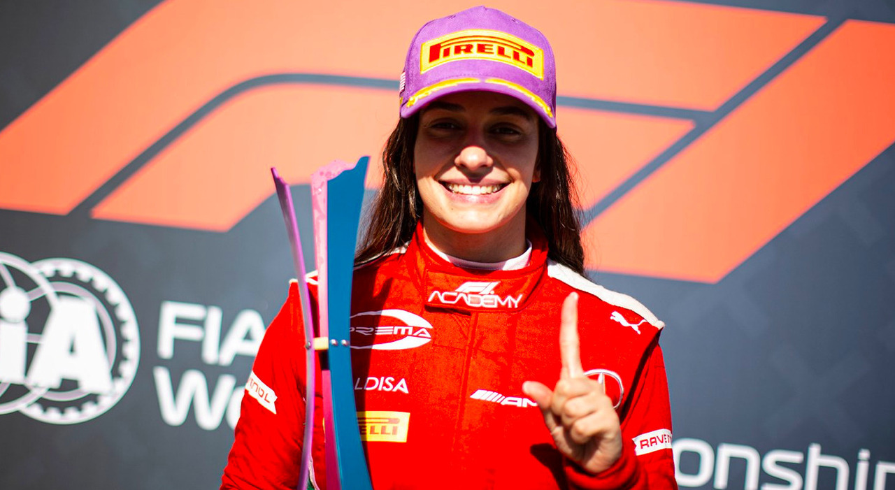 Marta Garcia (Ert), una delle due donne che prenderanno parte ai Rookie Test di Formula E lunedì a Berlino