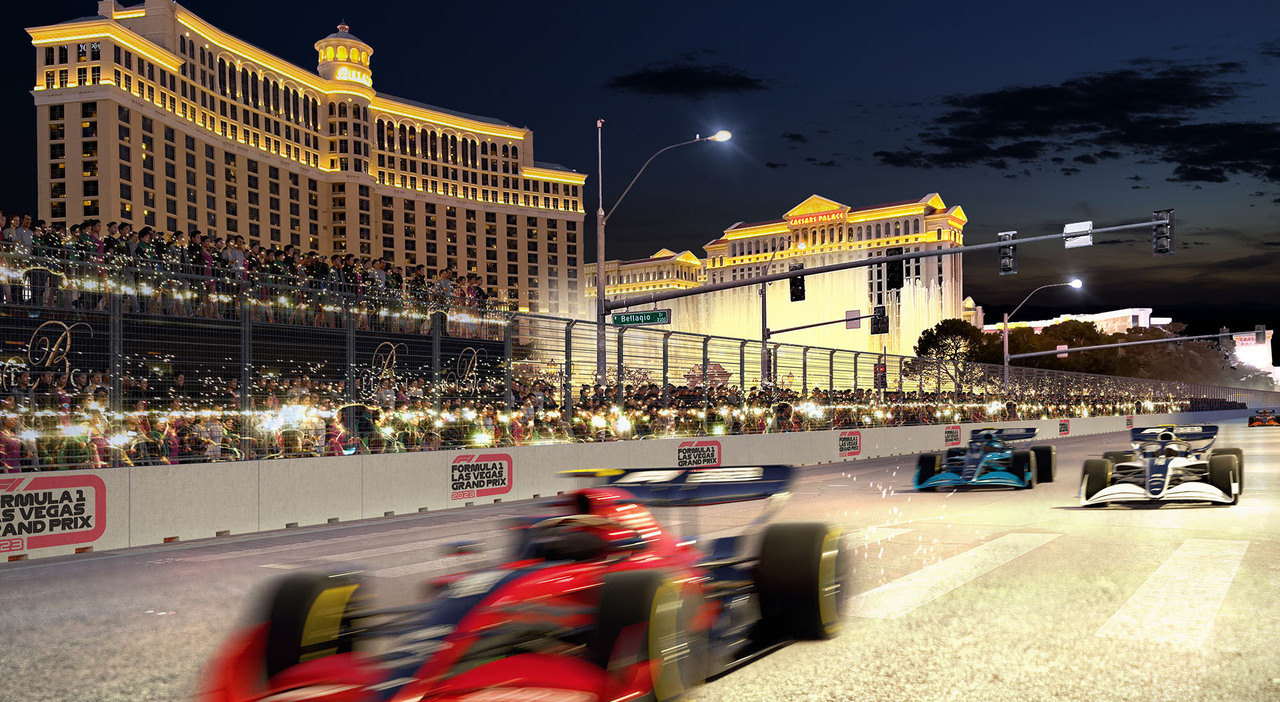 F1, il circus torna a Las Vegas nel 2023 dopo 40 anni, è il terzo GP negli Stati Uniti