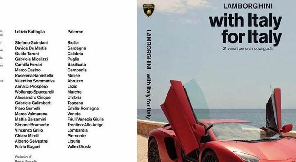 La copertina del libro Lamborghini: “With Italy, for Italy”