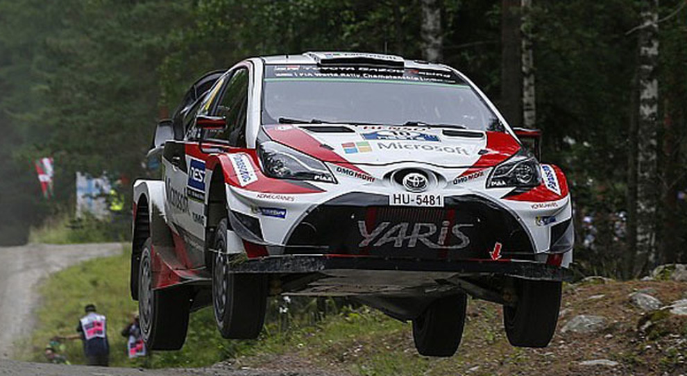 Jari-Matti Latvala con la Toyota Yaris WRC