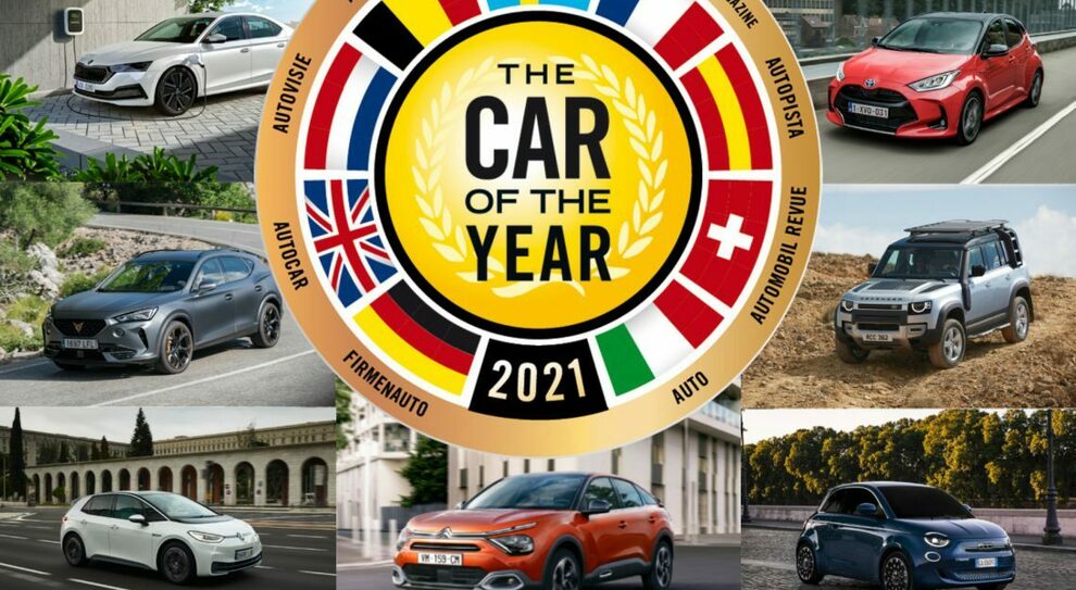 Le sette finaliste del Car of the Year 2021