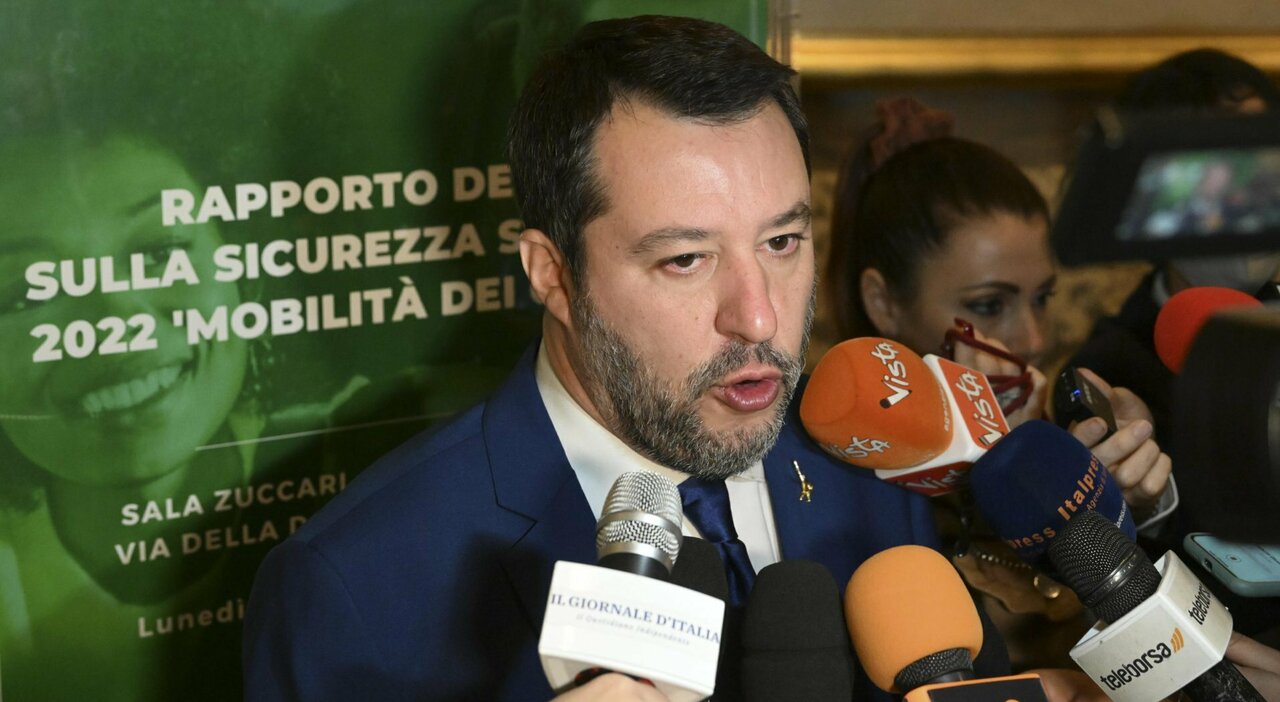 Il ministro delle Infrastrutture e Trasporti, Matteo Salvini