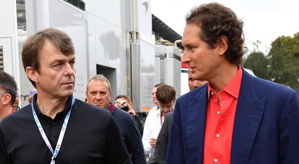 Michael Manley con John Elkann