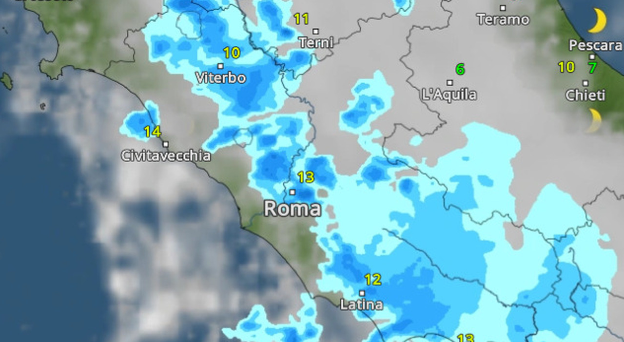 Previsioni di temperature prossime allo zero per il weekend