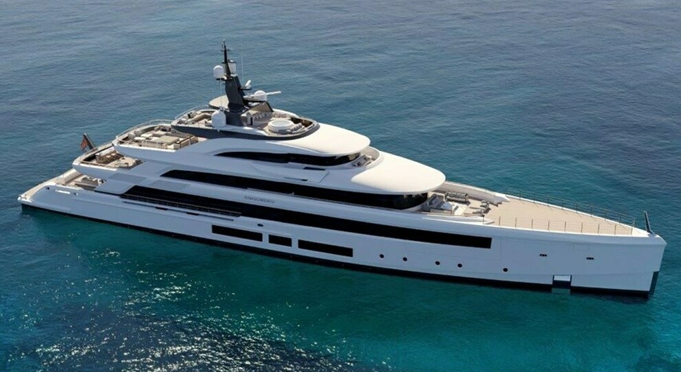 Il nuovo mega yacht FB284 di Benetti