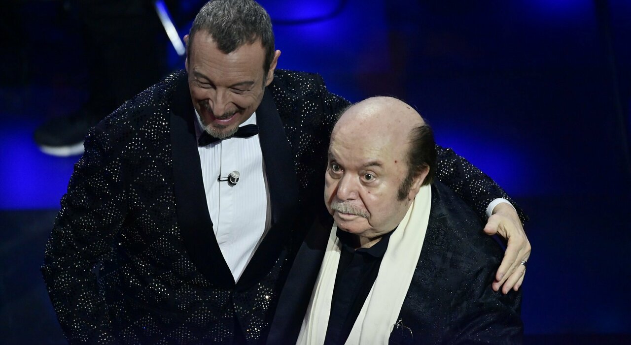 Lino Banfi se convierte en meme durante la final del Festival de Sanremo 2024