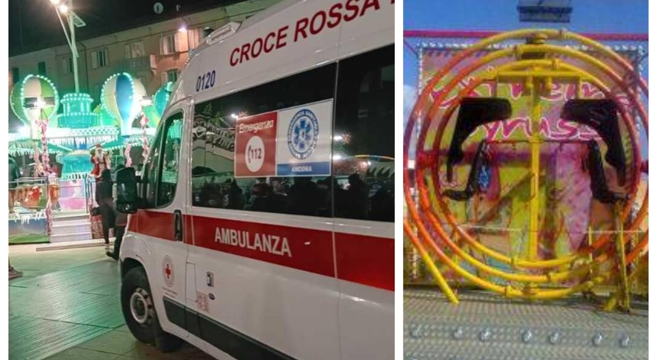 Ancona, incidente al luna park di piazza Pertini: dimessa la ragazza ferita a Natale, giostra sotto sequestro. Ecco cosa è successo