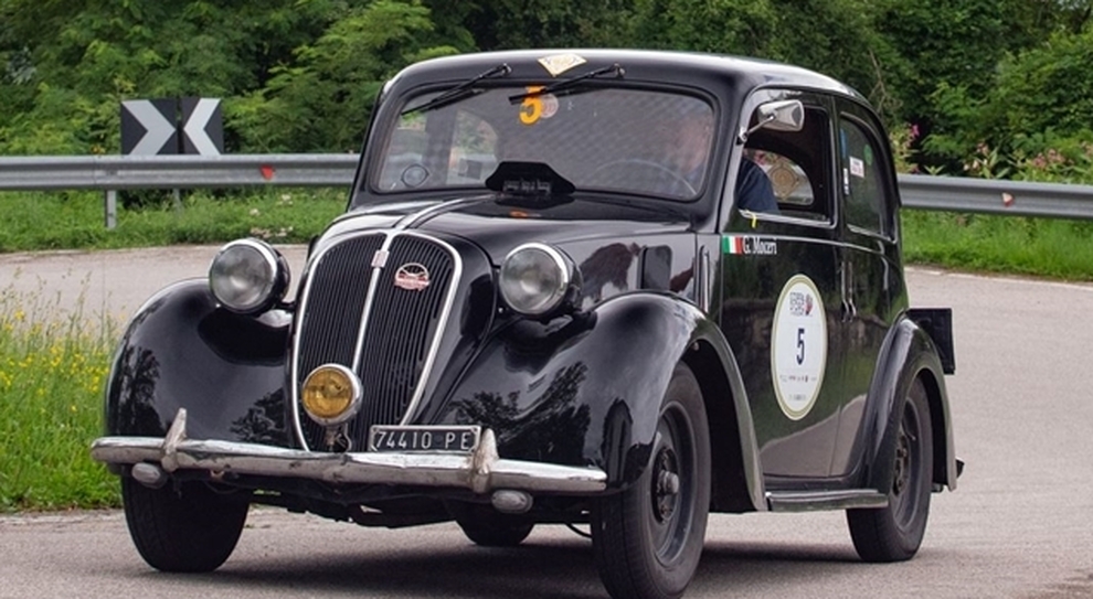 La Fiat 508C del 1939 di Moceri-Dicembre che ha vinto la Coppa d’Oro delle Dolomiti