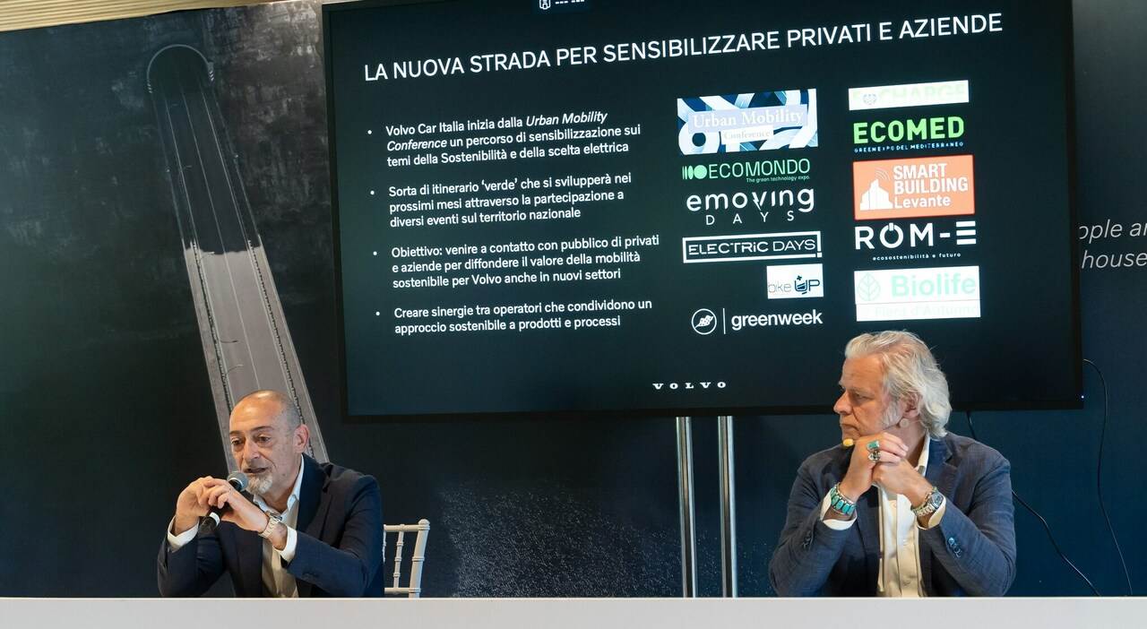 A sinistra Michele Crisci, Presidente Volvo Car Italia