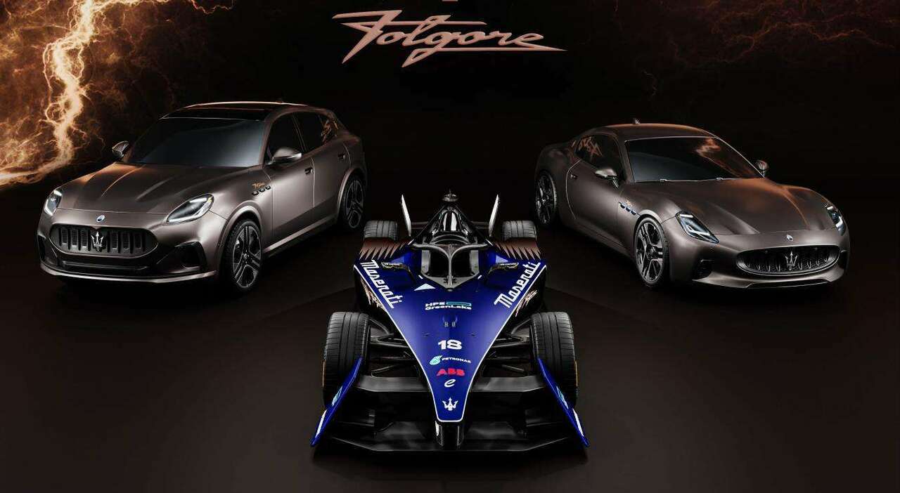 Una parte della gamma Folgore di Maserati