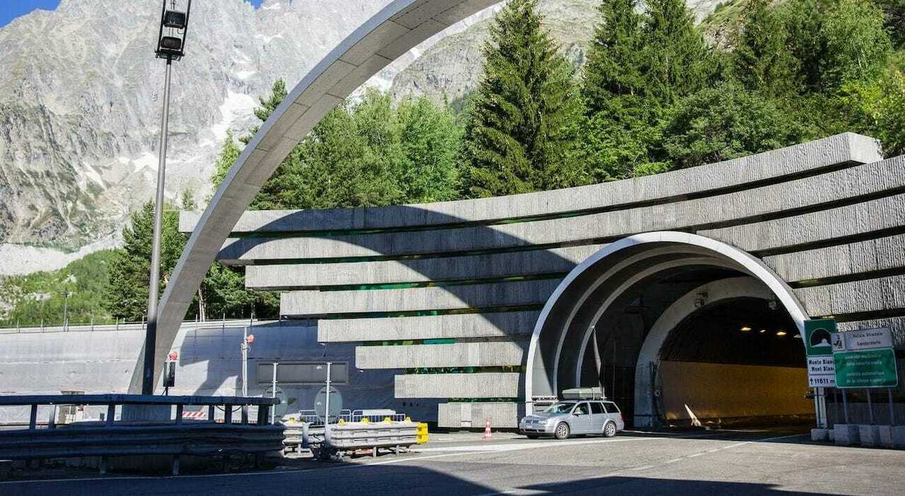 L'ingresso del Traforo del Monte Bianco