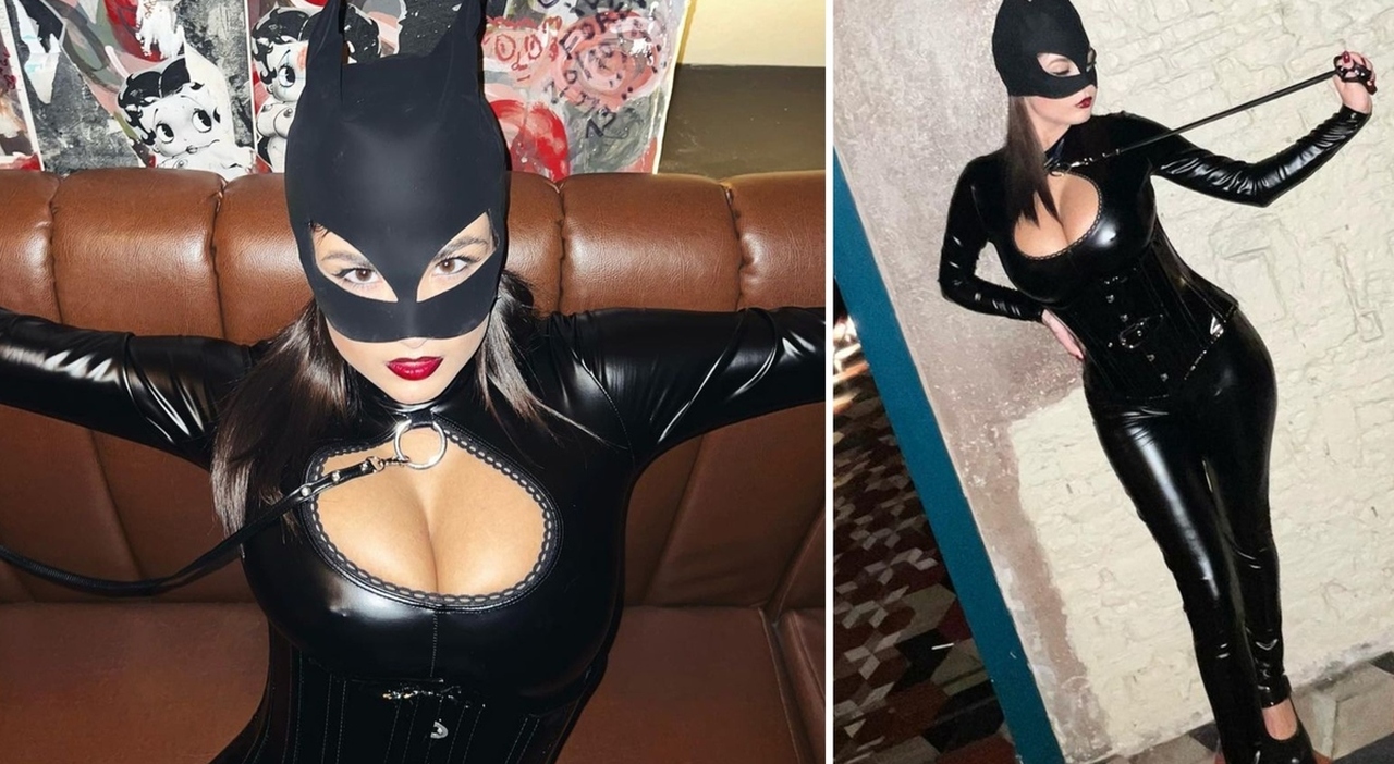 Giorgia Soleri, il costume da Catwoman per Halloween è super sexy