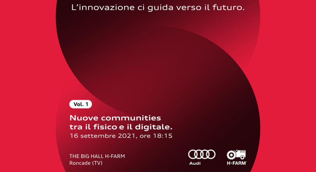 Il manifesto del talk trav H-Farm ed Audi Italia