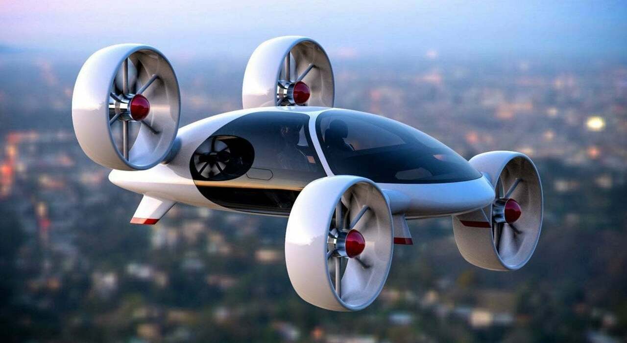 Un drone a decollo verticale