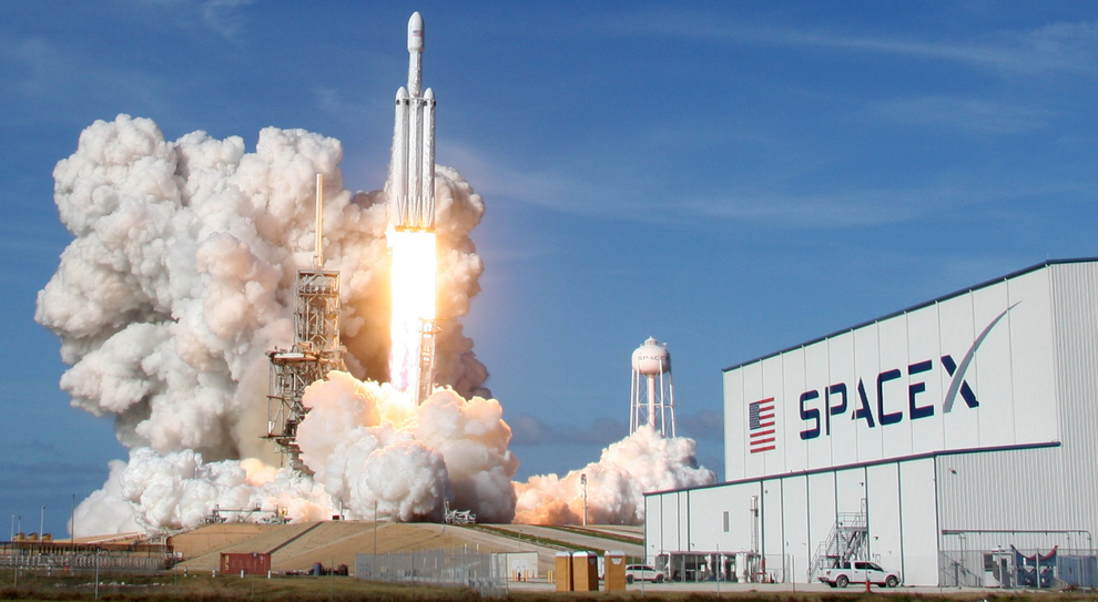 il lancio di SpaceX