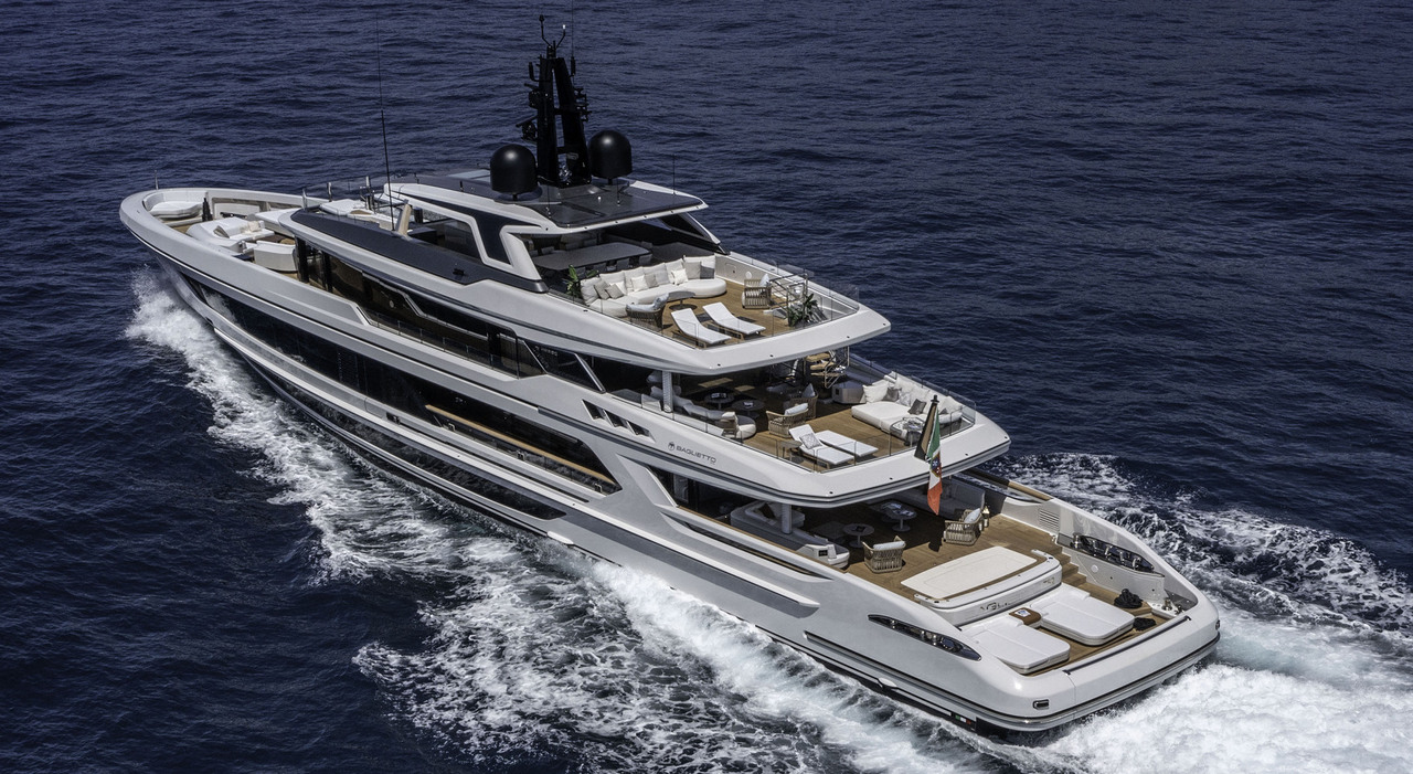 il Baglietto T52, maxi yacht ibrido da 35 milioni di euro
