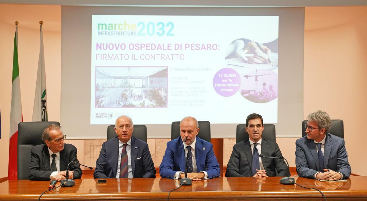 Nuovo ospedale di Pesaro, si parte: «Pronto in 5 anni, la più grande opera di sempre»