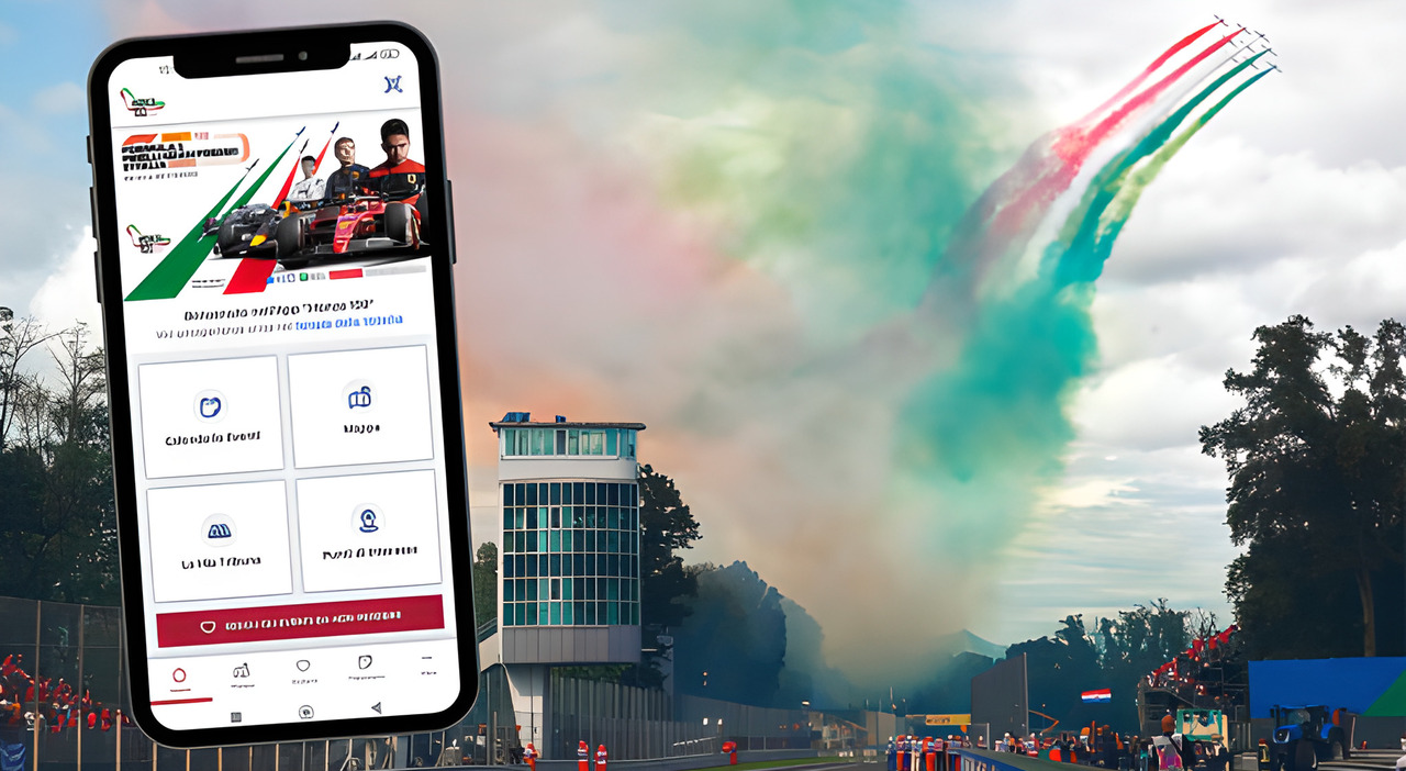 l’app ufficiale del circuito di Monza per informazioni sul GP 2022