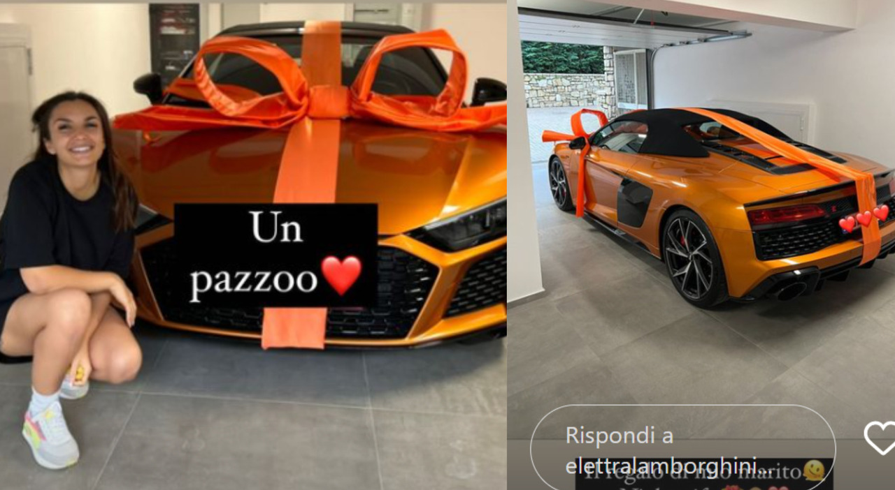 Elettra Lamborghini compie 29 anni, per il compleanno il marito le regala  un'auto: «Pazzo». Poi la sorpresa per i fan
