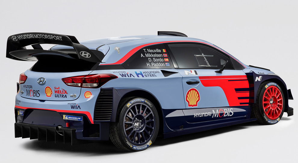 La nuova Hyundai i20 WRC Coupè per la stagione 2018
