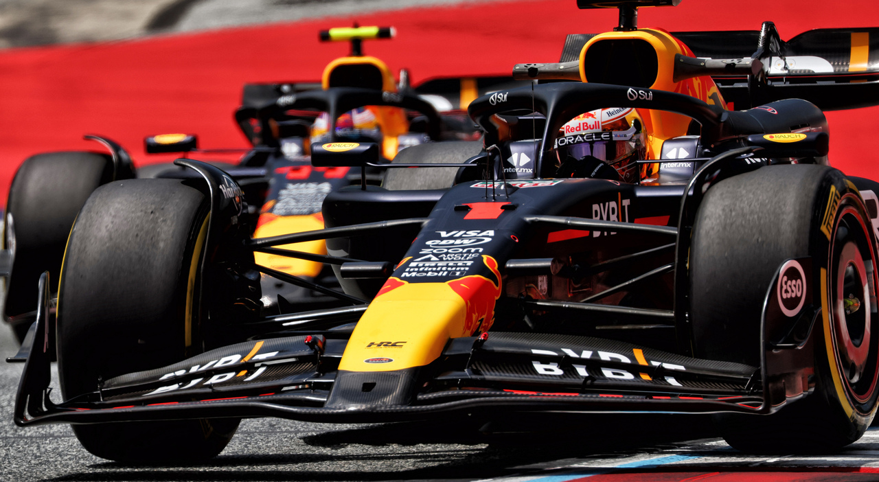 Max Verstappen con la Red Bull in pole position anche nella gara breve in Austria