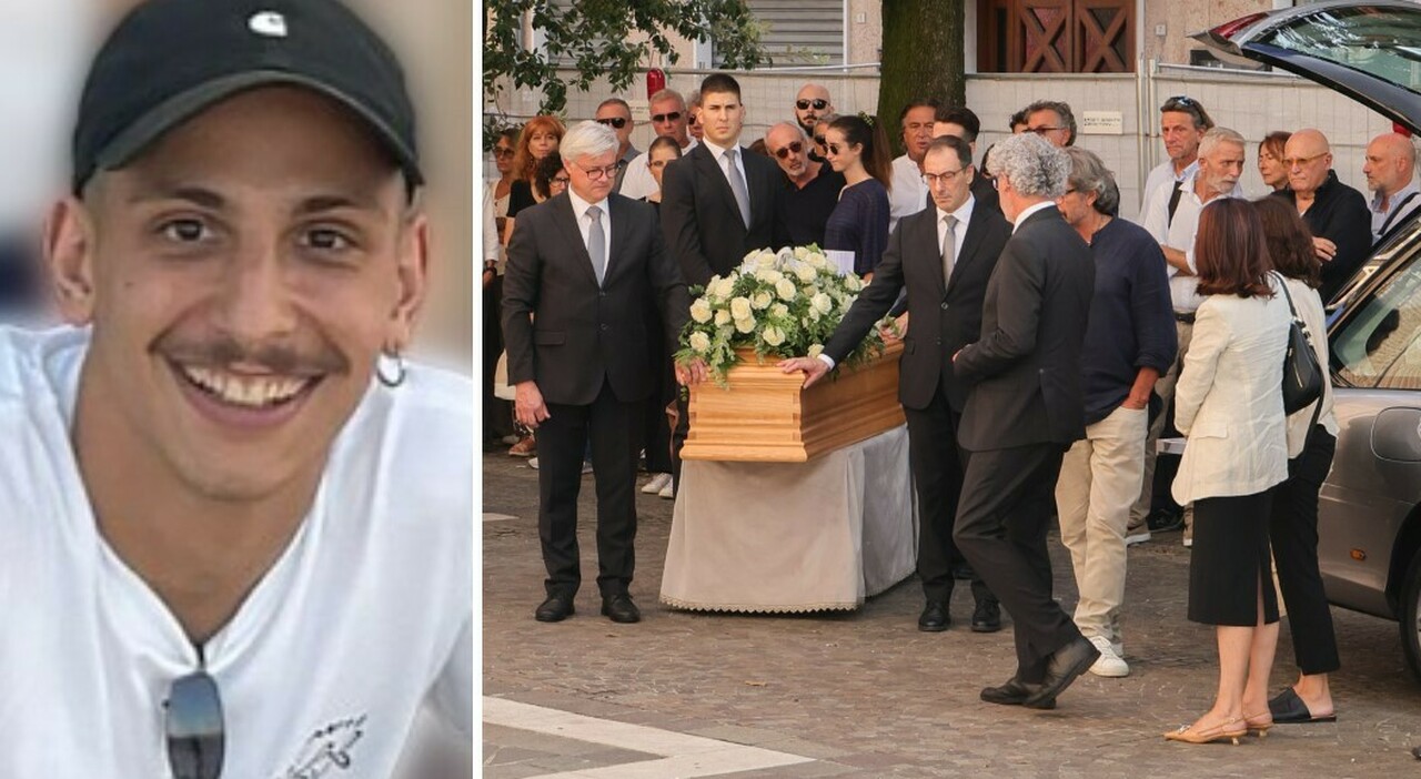 Gabriele Barbini, rose e cappello da chef ai funerali del 27enne travolto da un pirata della strada a Rotterdam: «Ha seguito i suoi sogni»