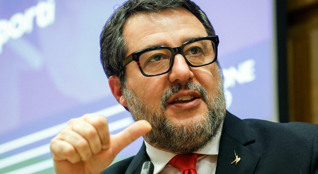 Il ministro dei Trasporti e delle infrastrutture, Matteo Salvini