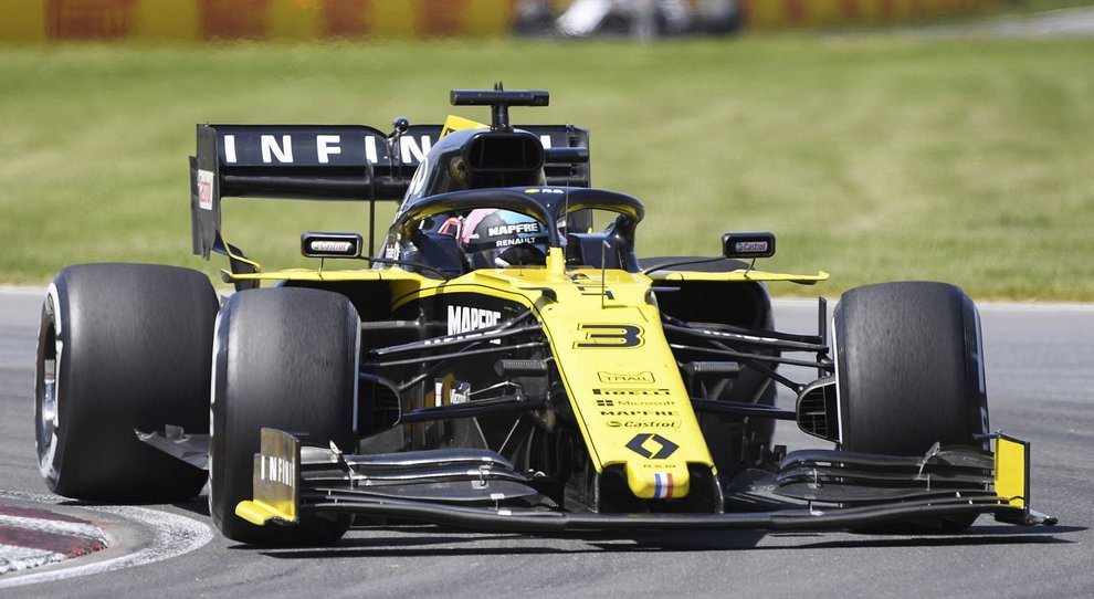 Daniel Ricciardo sulla sua Renault F1