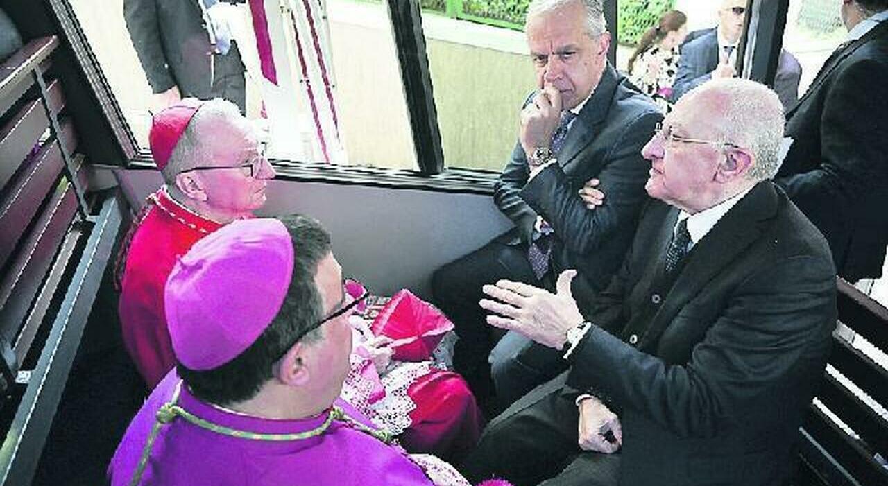 Il cardinale Parolin a Montevergine, appello per la pace: «Le diversità siano ricchezza»