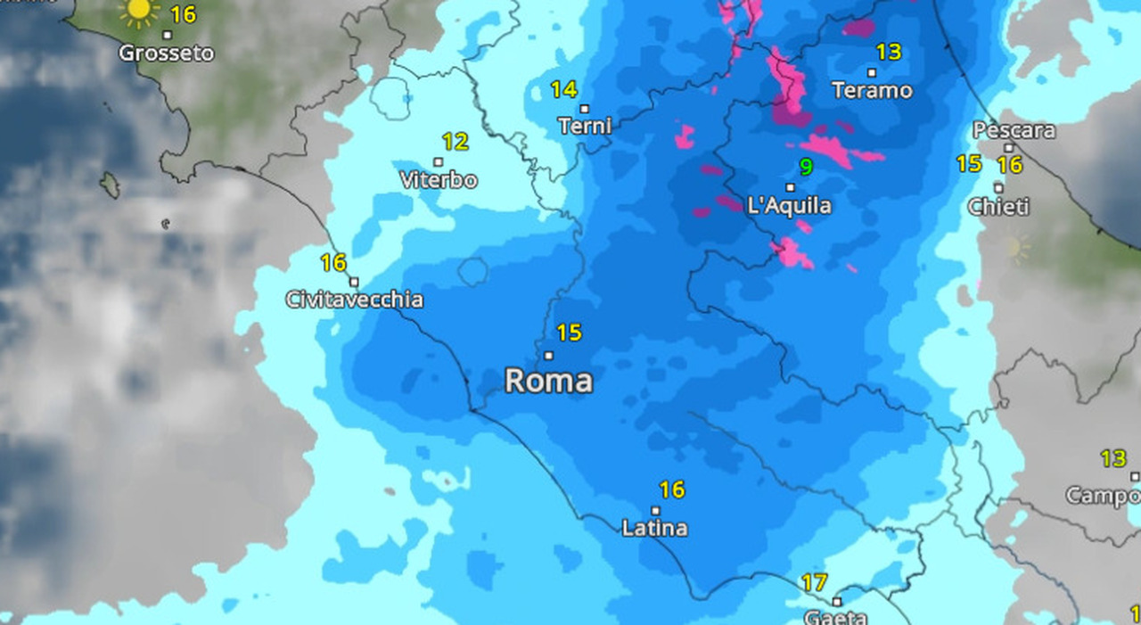 Allerta gialla nel Lazio per vento: previste condizioni settimanali