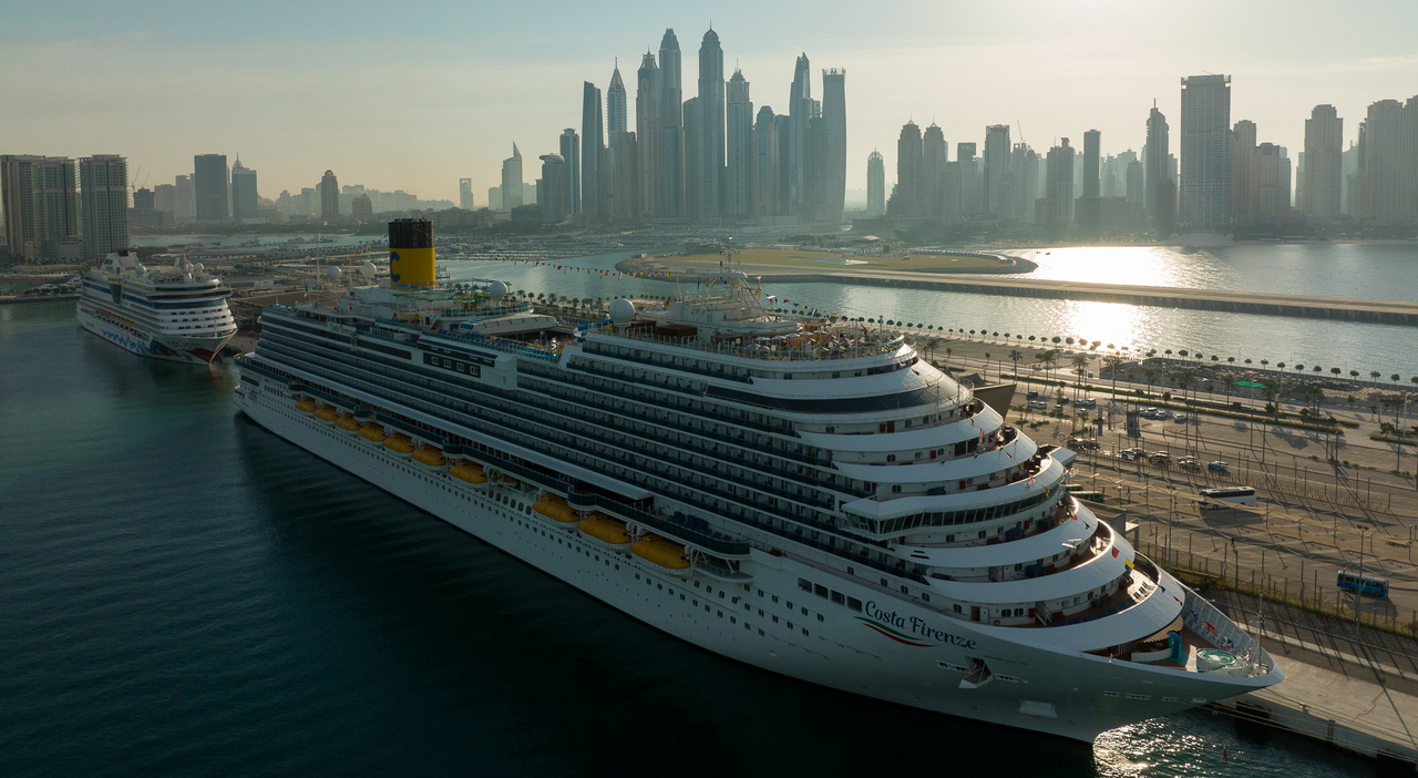 Il Dubai Harbour Cruise Terminal è ad esclusivo appannaggio dei marchi Carnival, primi tra tutti Costa Crociere e Aida
