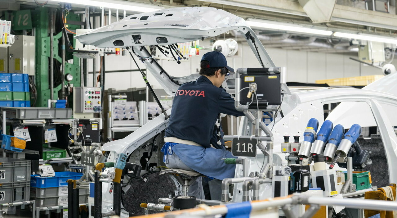 Un impianto produttivo Toyota
