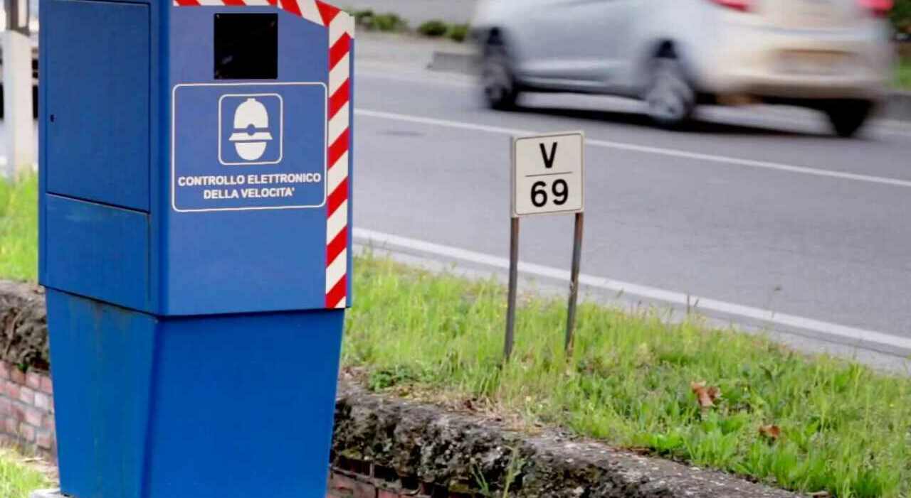 Un autovelox in azione