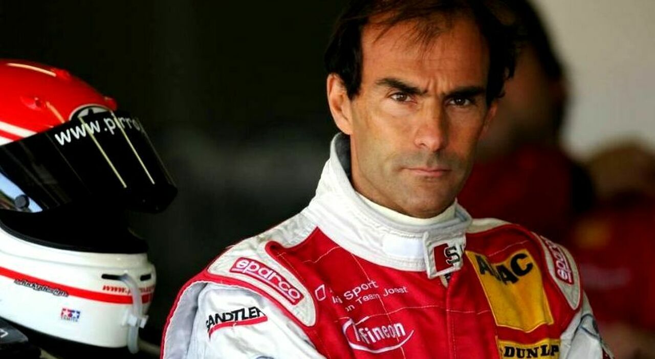 Emanuele Pirro quando era pilota ufficiale Audi con cui vinse 5 edizioni della 24 Ore di Le Mans