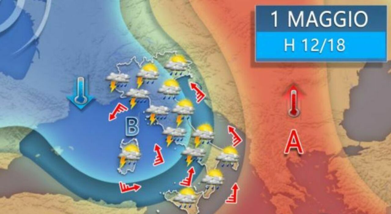 Dopo il sole, piogge sparse e qualche temporale anche in Puglia. La previsioni per il Primo Maggio