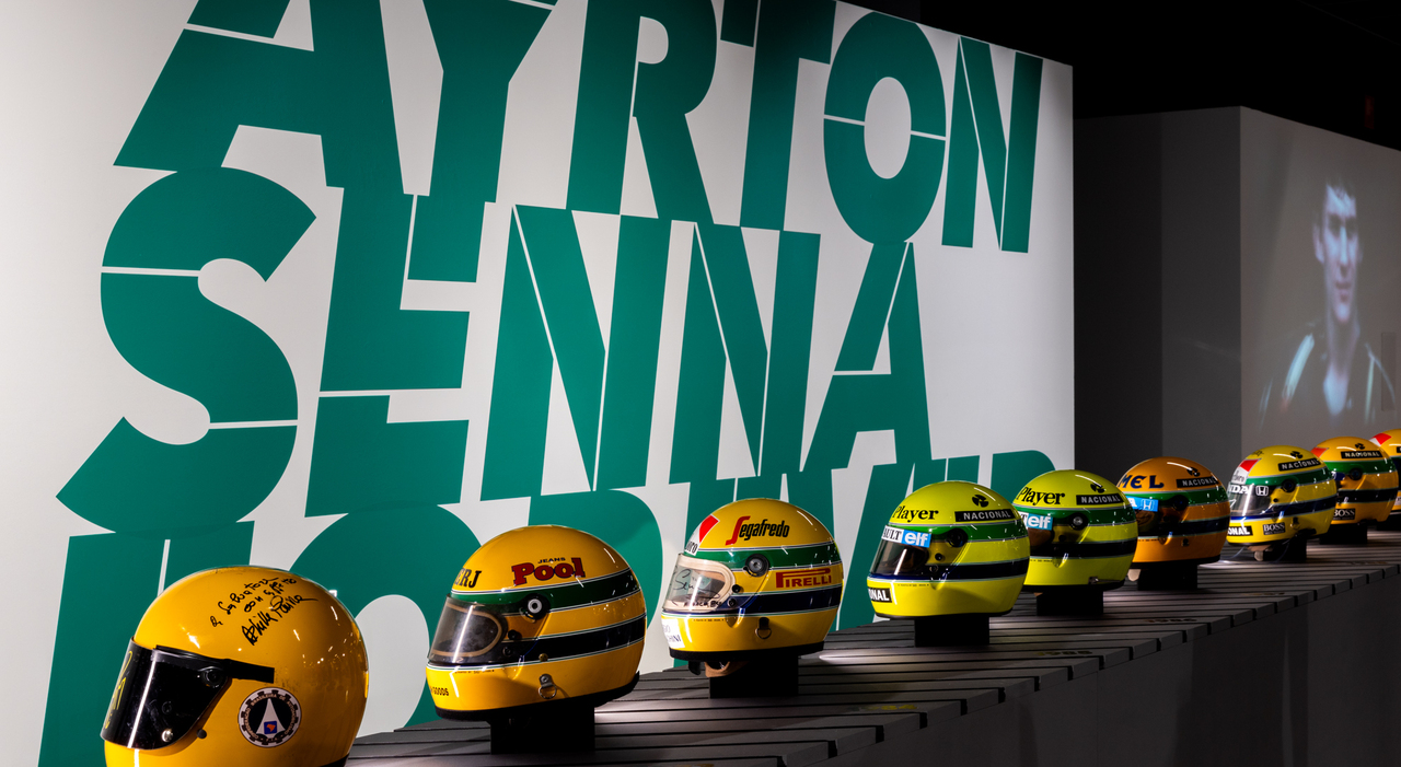 Una sala della mostra dedicata a Senna