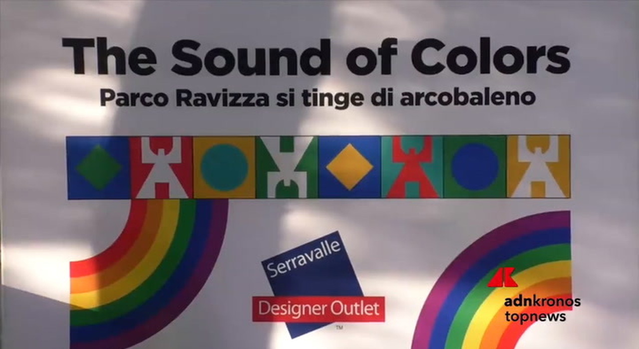 Pride month The Sound of Colors tinge di arcobaleno parco Ravizza