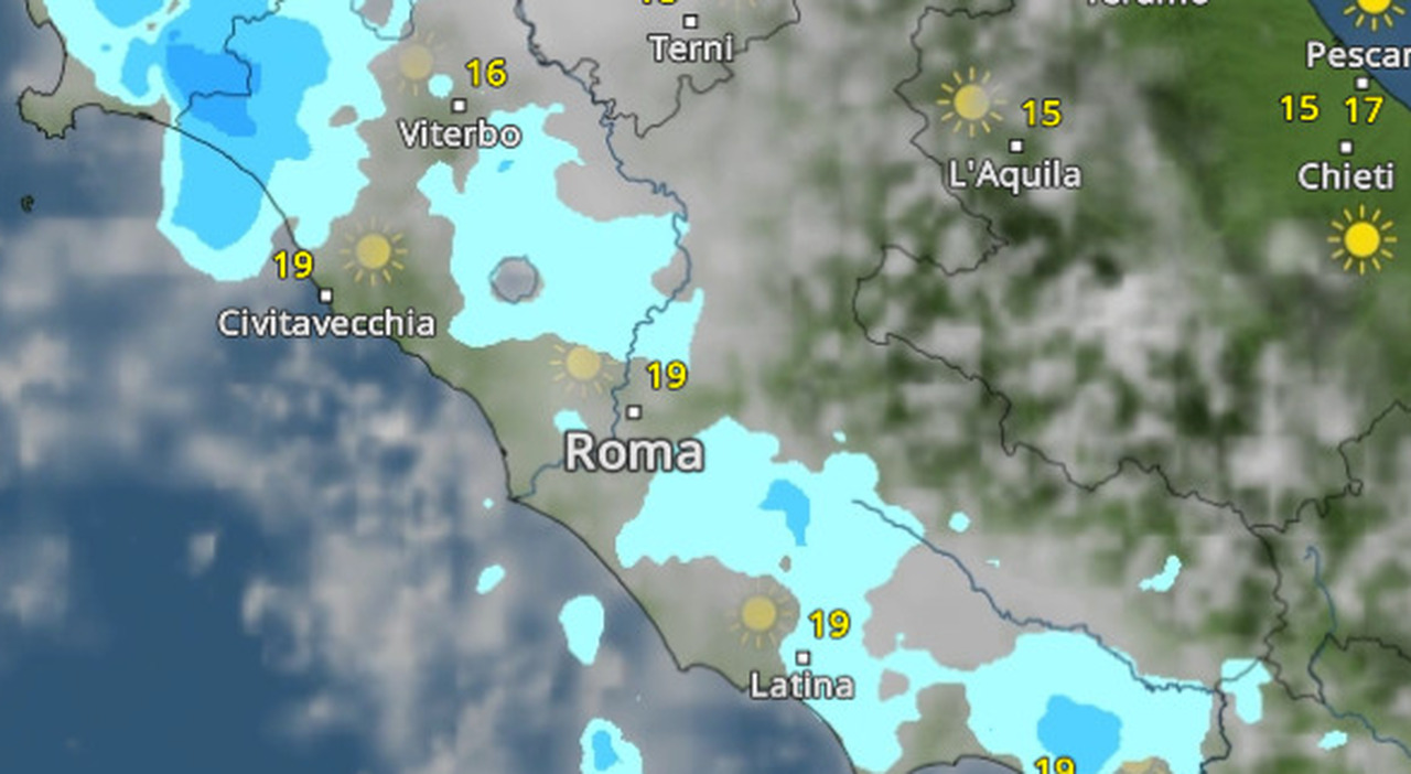 Maltempo Roma, quando pioverà? Vento e rovesci fino a venerdì. Le previsioni della settimana.