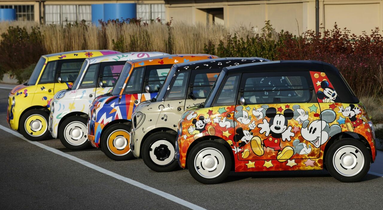 Fiat e Disney si alleano nel nome di Topolino con cinque modelli unici