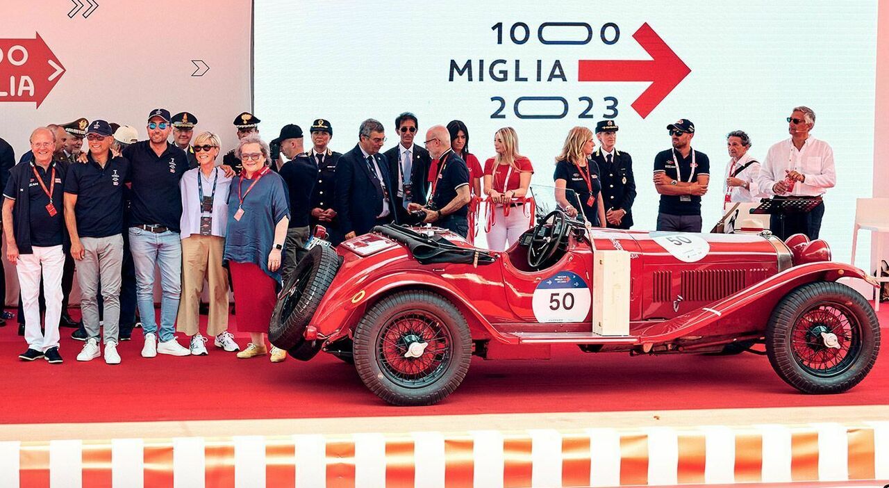 Alfa Romeo 6C 1750 SS Zagato del 1929 di Vesco-Salvinelli vince la 41^ 1000 Miglia