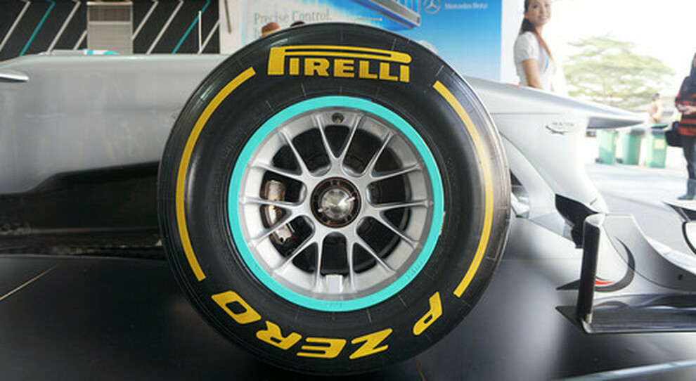 Un pneumatico Pirelli da F1
