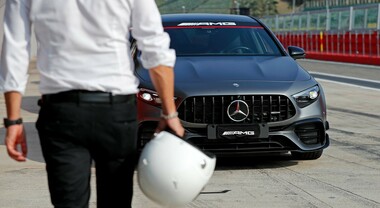 Mercedes AMG A45S, test in pista a Imola. La compatta ad alte prestazioni protagonista sul circuito romagnolo