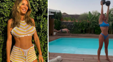 Diletta Leotta, il papà rovina il video a bordo piscina ...