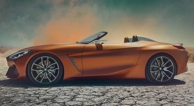 BMW Z4 concept protagonista al magico show di Pebble Beach