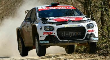 Andreucci (Citroën C3 Rally2) domina in Val d’Orcia e torna a vincere nel Campionato Italiano Rally Terra