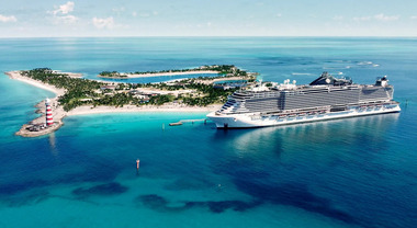 Msc World America e Ocean Cai simboli della transizione energetica