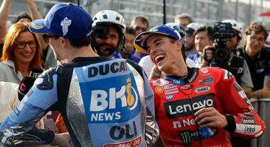 Gp Qatar; Marc Marquez re della sprint torna leader. Morbidelli continua a sorprendere. Pecco ottavo