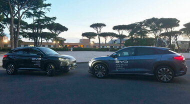 BYD è auto ufficiale dei Premi David di Donatello. Seal U DM-i e Sealion 7 con artisti, registi e ospiti d'onore lungo il red carpet