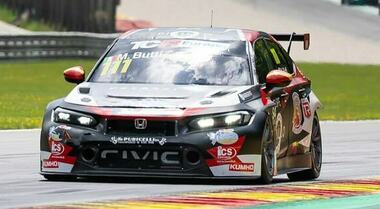 TCR Europe, a Spa Marco Butti (Honda) e Teddy Clairet (Audi) si dividono le vittorie