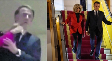 Macron, Brigitte e il giallo dello schiaffo sull'aereo. L'Eliseo ...